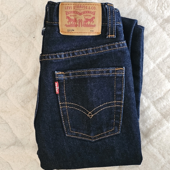 Levi's Other - Levi's Dark Blue Denim Jeans